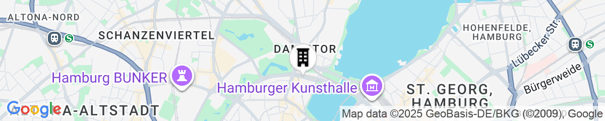 Map for Palais Esplanade Hamburg - Adults Only