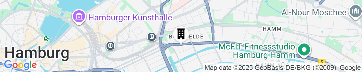 Map for Holiday Inn Hamburg - Berliner Tor by IHG