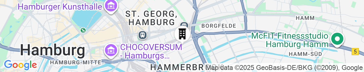 Map for Holiday Inn - the niu, Yen Hamburg City by IHG