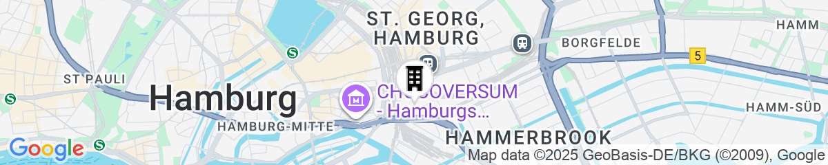 Map for Villa Viva Hotel Hamburg