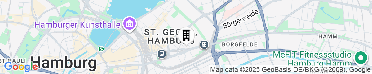 Map for Courtyard by Marriott Hamburg City
