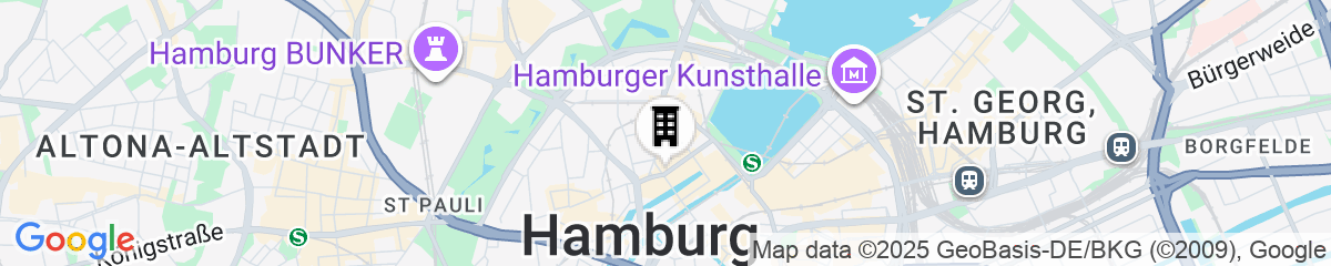Map for Renaissance Hamburg Hotel