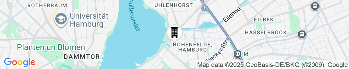 Map for Crowne Plaza Hamburg - City Alster by IHG