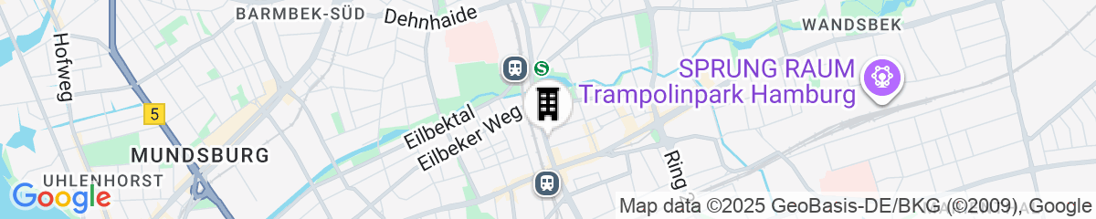 Map for B&B Hotel Hamburg-Wandsbek