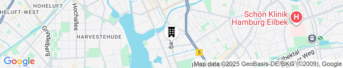 Map for Hotel du Nord Alster