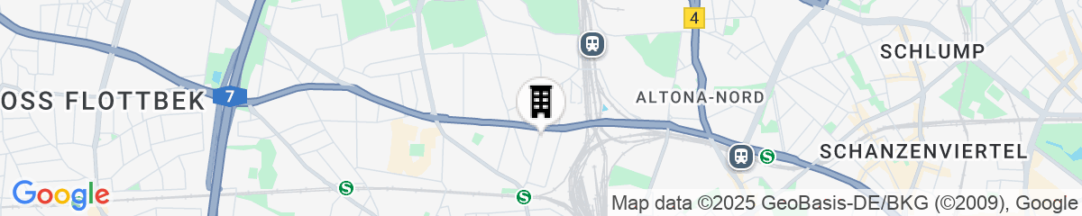 Map for Residence Inn by Marriott Hamburg Altona