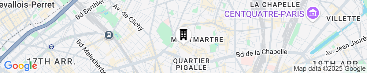 Map for Hôtel Monsieur Aristide