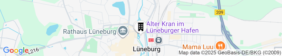 Map for DORMERO Hotel Bergström Lüneburg