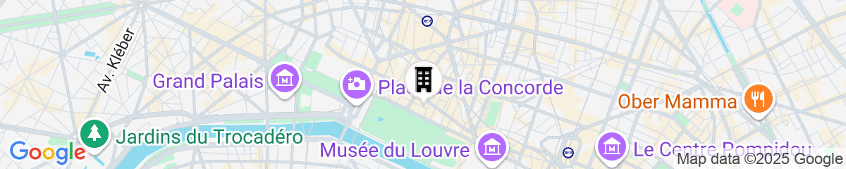 Map for Hotel Duminy Vendome