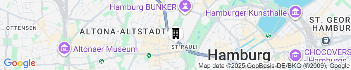 Map for Premier Inn Hamburg St. Pauli