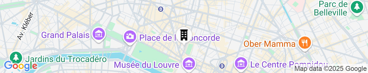 Map for Hôtel Moliere