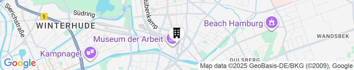 Map for ibis Styles Hamburg Barmbek