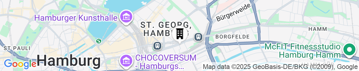 Map for The Scotty Hotel Hamburg