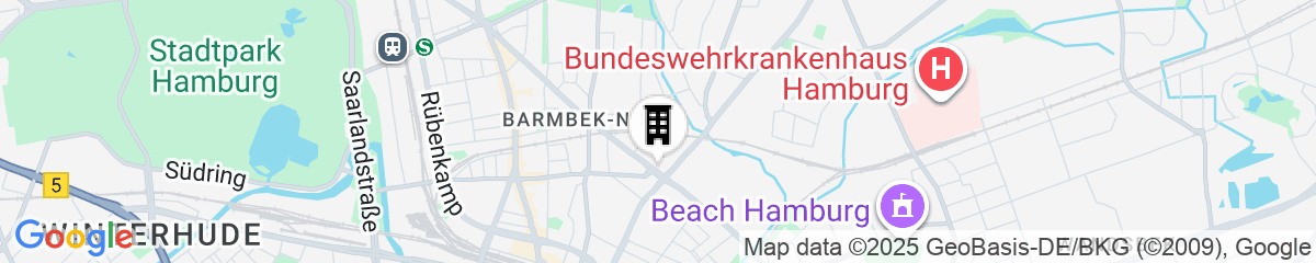 Map for B&B Hotel Hamburg-Nord