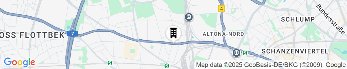 Map for B&B Hotel Hamburg-Altona