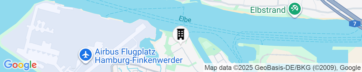 Map for Elaya Hotel Hamburg Finkenwerder