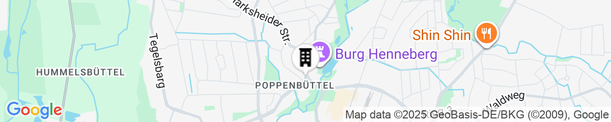 Map for Boutique Hotel Poppenbütteler Hof