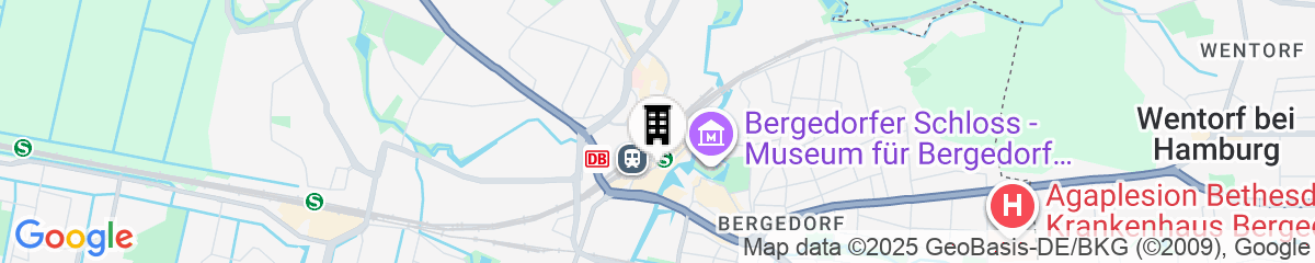 Map for Vienna House Easy by Wyndham Hamburg Bergedorf