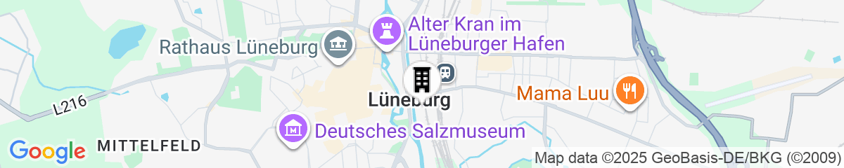 Map for B&B Hotel Lüneburg