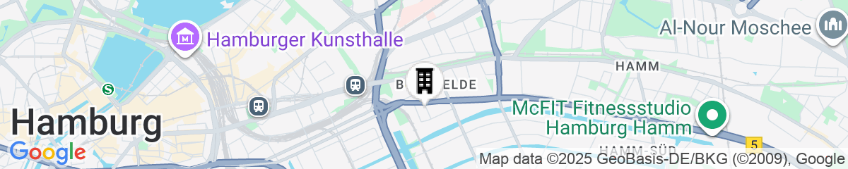 Map for Super 8 by Wyndham Hamburg Mitte