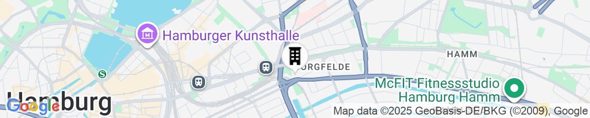 Map for B&B Hotel Hamburg City-Ost