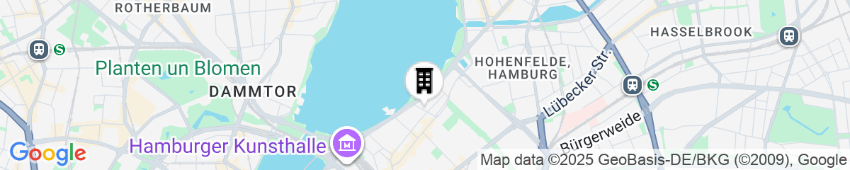 Map for Aussen Alster Hotel