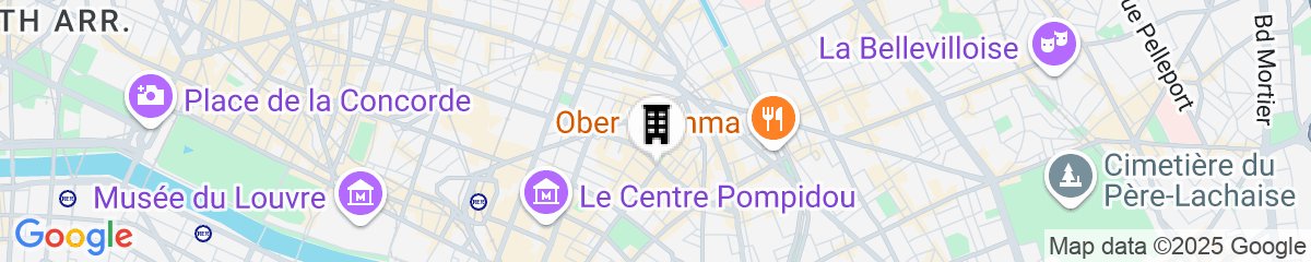 Map for La Chambre du Marais