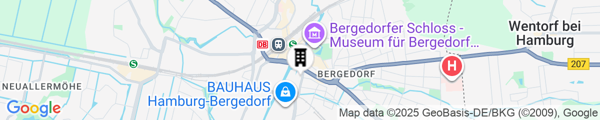 Map for H4 Hotel Hamburg-Bergedorf