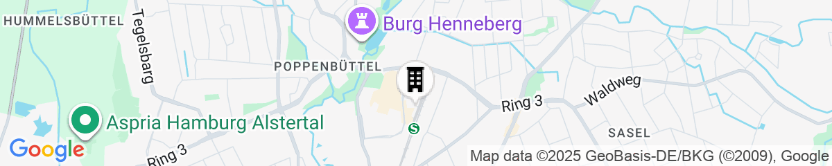 Map for The MYDE Hamburg Serviced Apartments