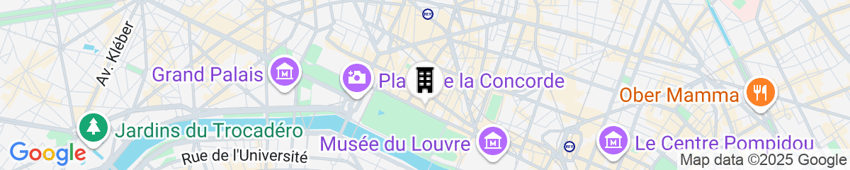 Map for Hotel de la Tamise