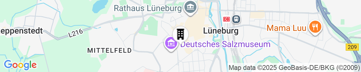 Map for FeWo Engler Lüneburg Wallstraße