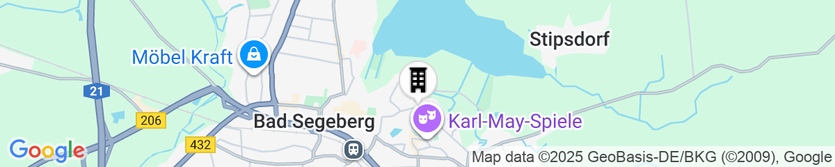 Map for Kalkberg Ferienwohnungen