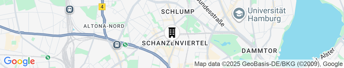 Map for Pyjama Park Schanzenviertel - Hostel