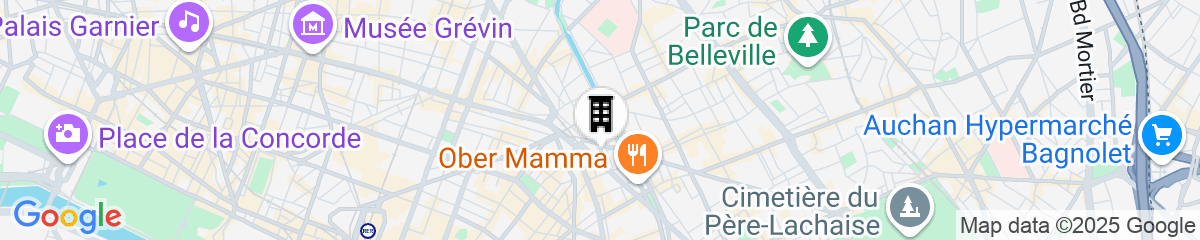 Map for Le General Hotel