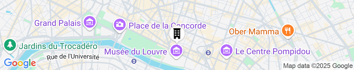 Map for Grand Hotel du Palais Royal