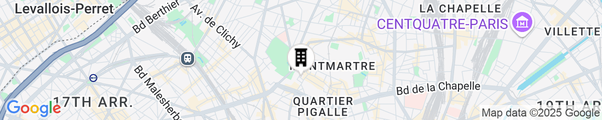 Map for Le Relais Montmartre