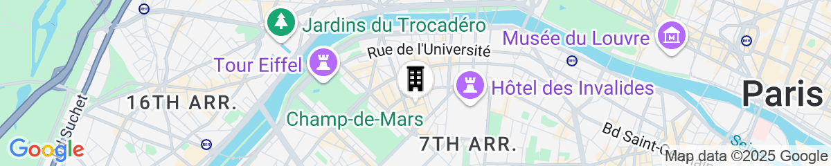 Map for Hotel du Cadran