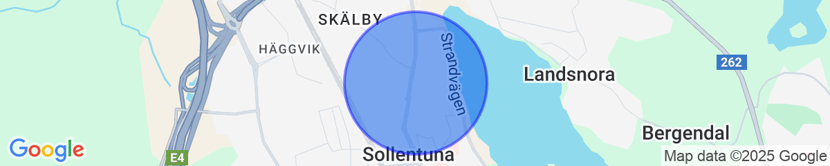 Map for Apartment in Sollentuna Centrum 1205