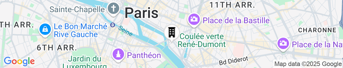 Map for SO/ Paris Hotel