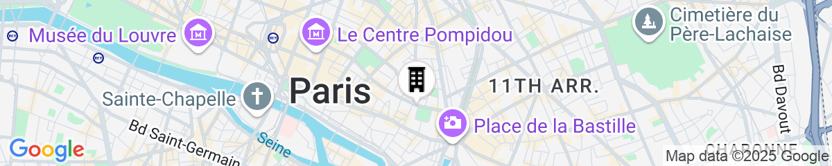 Map for Cour des Vosges - Evok Collection