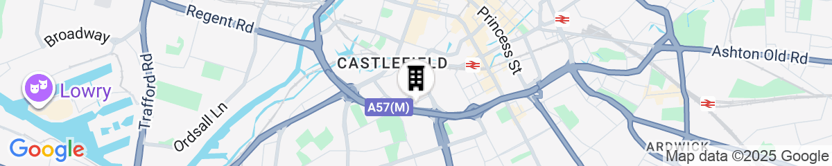 Map for For Students Only Canvas Manchester