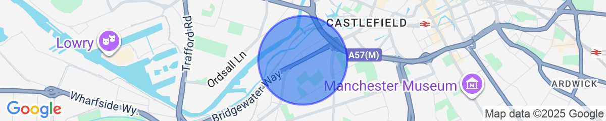 Map for Captivating 2-bed Apartment in Manchester