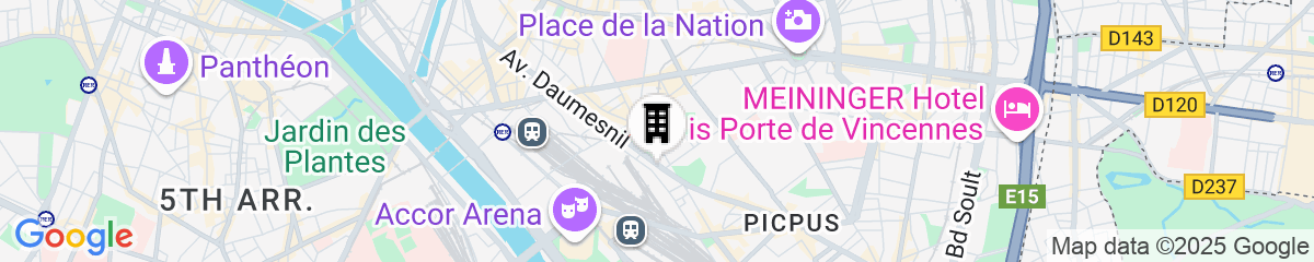 Map for Appart'City Collection Paris Gare de Lyon