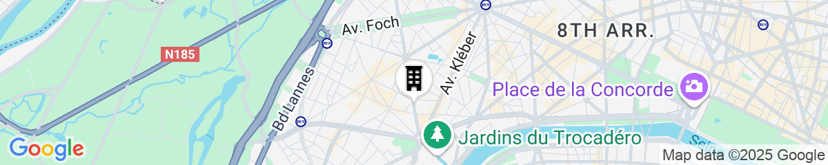 Map for Hôtel Palais De Chaillot