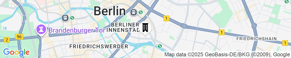 Map for The Charming by Curt Suites