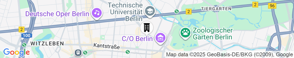 Map for Roomers Berlin Steinplatz, Autograph Collection