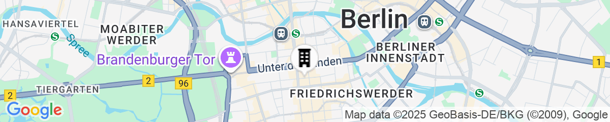 Map for Clipper Boardinghouse – Berlin-Gendarmenmarkt