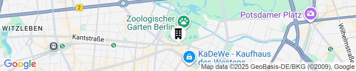 Map for 25hours Hotel Bikini Berlin