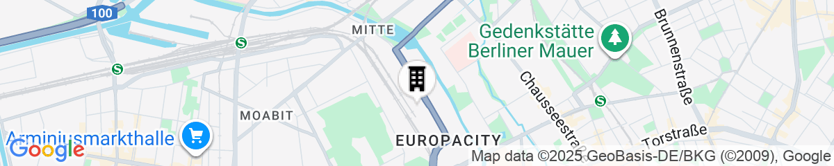 Map for URBAN LOFT Berlin