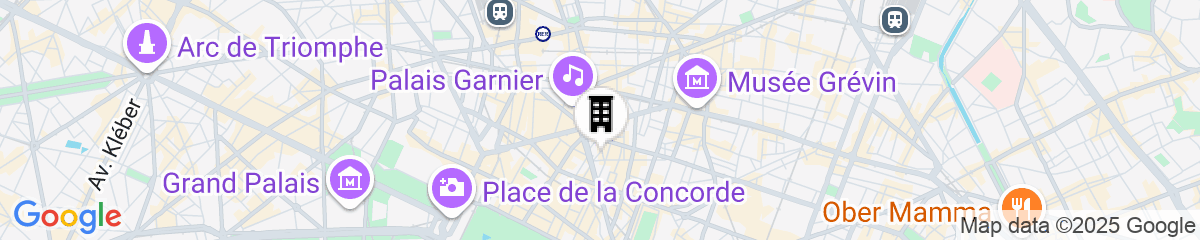 Map for France D'antin Opéra 